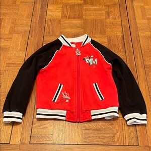 Disney MINNIE MOUSE Red and Black Kids Jacket SIZE 5/6